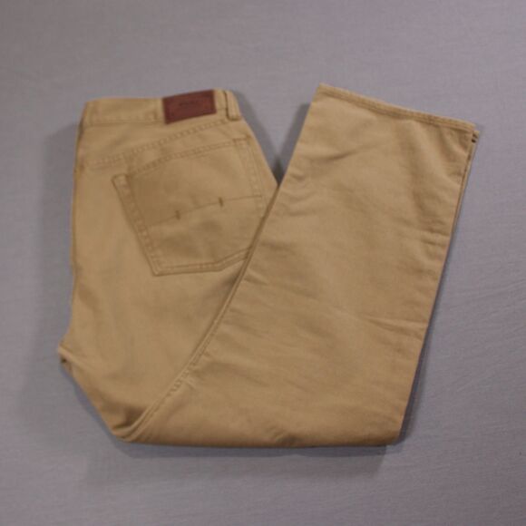 Polo Ralph Lauren Jeans Mens 867 Classic Brown denim Jeans Pony cotton 36" X 30" - Picture 1 of 12